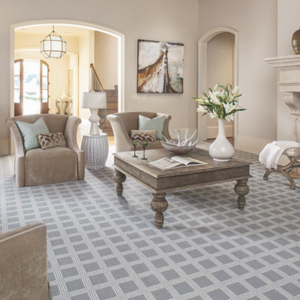 grey plaid luxury carpet