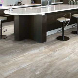 light grey luxury vinyl plank flooring