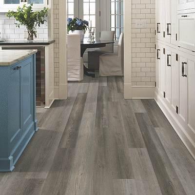 warm grey luxury vinyl tile flooring
