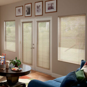 blinds in living room