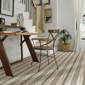 striped synthetic carpet