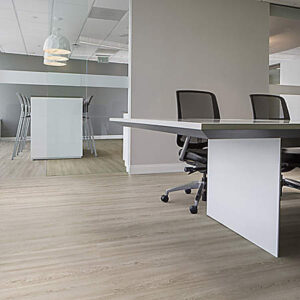 light grey flooring in modern office