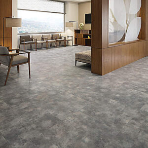 grey tonal resilient flooring