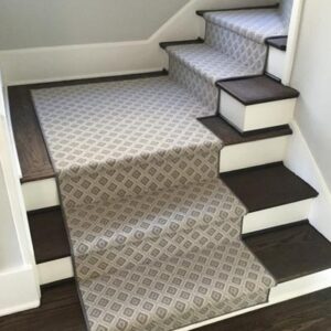 diamond pattern stair runner
